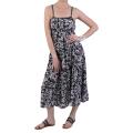 Journee Collection Women's Tiered Ankle Length Spaghetti Strap Dress