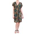 Journee Collection Women's Short-sleeve Knee Length Kimono Dress