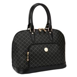 RIONI Signature Black Dome Handle Bag