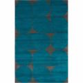 Handmade Luna Bubbles Wool Rug (5' x 8')