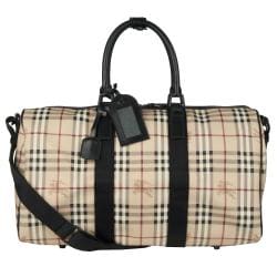 Burberry Haymarket Check Carryall Bag