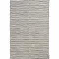 Hand-woven Braided Mandara Ivory Wool Rug (5' x 7'6)