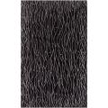 Bob Mackie Hand-tufted Black Cherished New Zealand Wool Rug (5' x 8')