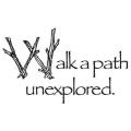 Art Impressions Wilderness Series 'Walk A Path' Cling Rubber Stamp