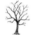 Art Impressions Wilderness Series 'Tree' Cling Rubber Stamp