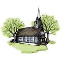 Art Impressions Wilderness Series 'Country Church' Cling Rubber Stamp