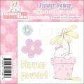 Crafter's Companion 'Strawberry Kisses Flower Power' EZMount Cling Stamp Set
