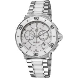 Tag Heuer Women's 'Formula 1' Stainless Steel White Ceramic Watch