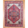 Indo Hand-knotted Serapi Rust Wool Rug (10' x 14'2)