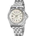 Breitling Men's 'Galactic' Silver Dial Stainless Steel Automatic Watch