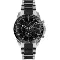 Jacques Lemans Men's 'Liverpool' SS/ Black High-Tech Ceramic Watch