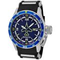 Invicta Men's 'Aviator' Black Polyurethane Watch