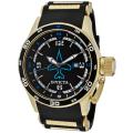 Invicta Men's 'Aviator' Black Polyurethane Watch