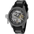 Invicta Men's 'Russian Diver' Black Polyurethane Watch