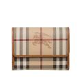 Burberry Haymarket Check Tri-fold Wallet