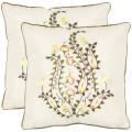 Paisley 18-inch Ceram Decorative Pillows (Set of 2)
