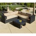 Ventura PE Wicker 4-piece Outdoor Sectional