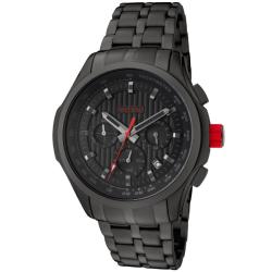 Red Line Men's 'Starter' Black Ion-Plated Stainless Steel Watch