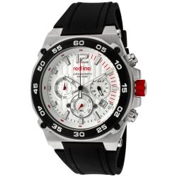 Red Line Men's 'Activator' Black Silicone Watch