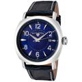 Swiss Legend Men's 'Executive' Dark Blue Leather Watch