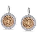 Miadora 14k Two-tone Gold 1ct TDW Diamond Dangle Earrings (G-H, SI1-SI2)