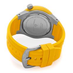 Swiss Legend Mens Neptune Yellow Silicone Watch