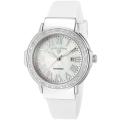 Swiss Legend Women's 'South Beach' White Silicone Watch