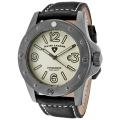 Swiss Legend Men's 'Conqueror' Black Leather Watch