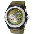 Technomarine 'Cruise Magnum' Olive Green Transparent Silicone Watch