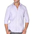 191 Unlimited Men's Lavender Stripe Button-front Shirt