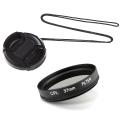 Circular Polarizing Lens Filter/ Cap for 37-mm SLR Camera
