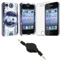 Dollar Case/ LCD Protector/ Audio Cable for Apple iPhone 4S