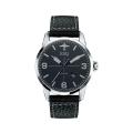 Movado Men's Swiss Black Leather Strap Watch