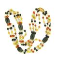 Mason Kay Multi-colored Jadeite Bead Multi-strand Necklace