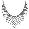 Miadora Sterling Silver Peacock FW Pearl 20-inch Necklace (5-5.5 mm)