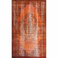 Overdyed Orange Rug (5' x 8')