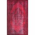 Overdyed Red Rug (5' x 8')