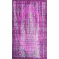 Overdyed Purple Rug (5' x 8')