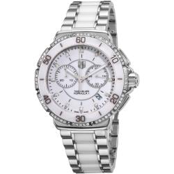 Tag Heuer Women's 'Formula 1' White Diamond Dial Chornograph Watch