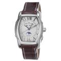 Maurice Lacroix Men's 'MasterPiece' Silver Dial Moon Phase Watch