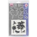 Sizzix Fern Framelits Dies With Clear Stamps (Pack of 5)