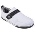 Daxx Men's Faux Leather Topstitched Sneakers