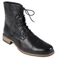 Oxford & Finch Men's Topstitched Leather Lace-up Boots