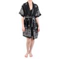 Hailey Jeans Co. Women's 2-piece Satin Robe/ Chemise Set