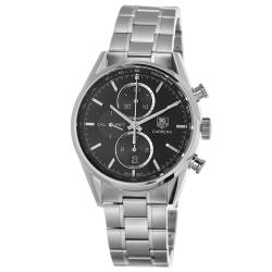 Tag Heuer Men's 'Carrera' Black Dial Automatic Chronograph Watch