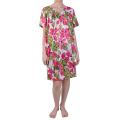 Journee Collection Women's Tropical Print Knee Length House Dress