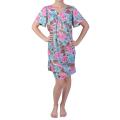 Journee Collection Women's Floral Print Knee Length House Dress