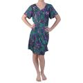 Journee Collection Women's Plus Floral Print Knee Length House Dress