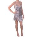 Hailey Jeans Co. Women's Animal Print Satin Chemise Nightie