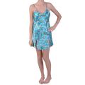 Hailey Jeans Co. Women's Cartoon Monkey Print Satin Chemise Nightie